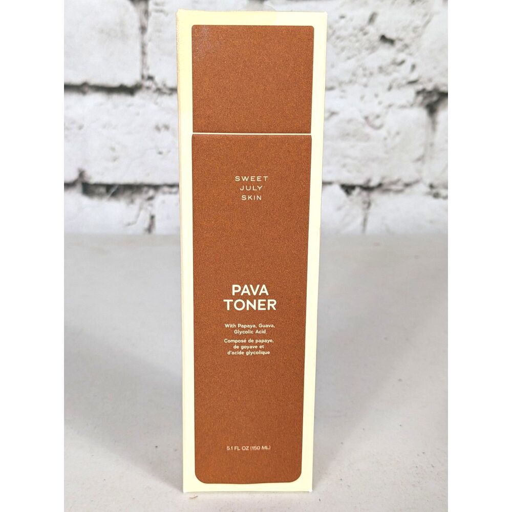 SWEET JULY SKIN Pava Toner Fermented Papaya Extract Glycolic Acid Renew NIB